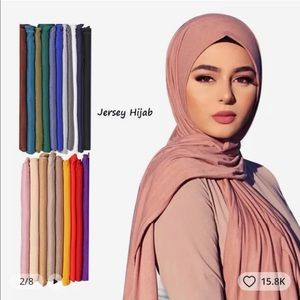 Blue Hijab / head wrap/ scarf